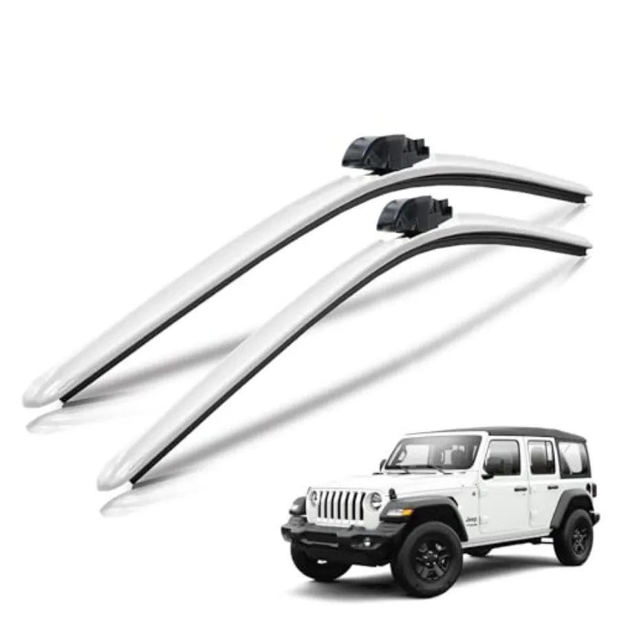 Jeep Wrangler and Gladiator 16"/16" Windshield Wiper Blades, All-Weather Wipers, Premium Automotive Wipers, Essential Jeep Acce
Jeep Wrangler and Gladiator 16"/16" Windshield Wiper Blades, All-Weather Wipers, Premium Automotive Wipers, Essential Jeep Acce