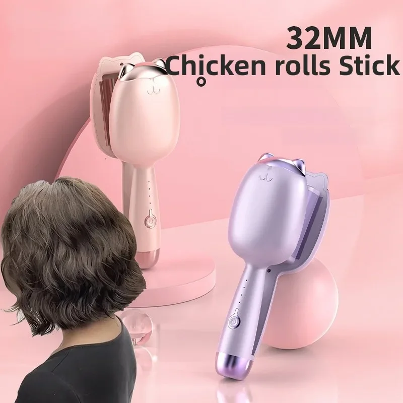 32MM Hair Curler Curling Tool Egg Roll Lasting Styling Fast Heating Deep Wave Electric Curling Iron 4 Temperature Adjustable
32MM Hair Curler Curling Tool Egg Roll Lasting Styling Fast Heating Deep Wave Electric Curling Iron 4 Temperature Adjustable