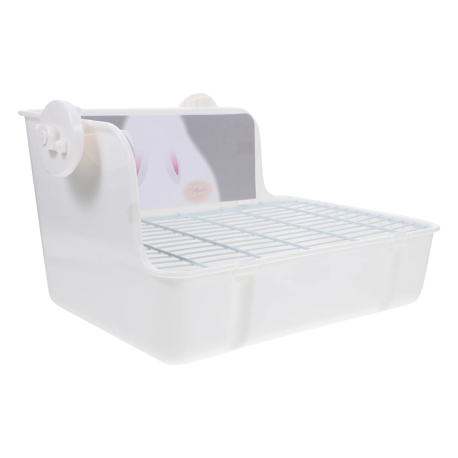 Rabbit Toilet White Plastic Small Animal Litter Box Indoor Bunny Potty Tray Compact Size Easy Clean Detachable Suitable
Rabbit Toilet White Plastic Small Animal Litter Box Indoor Bunny Potty Tray Compact Size Easy Clean Detachable Suitable