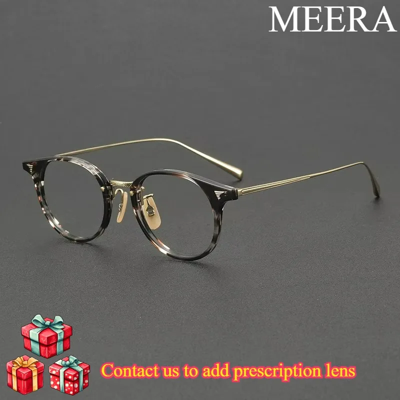 COM-510 Round Strip Acetate Titanium Simplicity Optical Frame Fashion High Quality Spectacles Eyeglasses Men Women
COM-510 Round Strip Acetate Titanium Simplicity Optical Frame Fashion High Quality Spectacles Eyeglasses Men Women