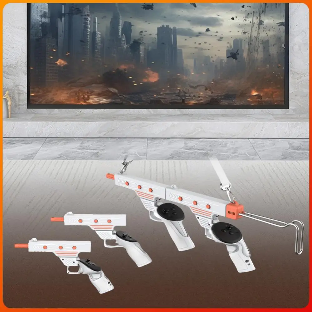 VR Gunstock VR Shooting Game Accessories VR Controller Stock Rifle Adapter Shooting Controller Handle for Meta Quest 3/Quest 3S
VR Gunstock VR Shooting Game Accessories VR Controller Stock Rifle Adapter Shooting Controller Handle for Meta Quest 3/Quest 3S