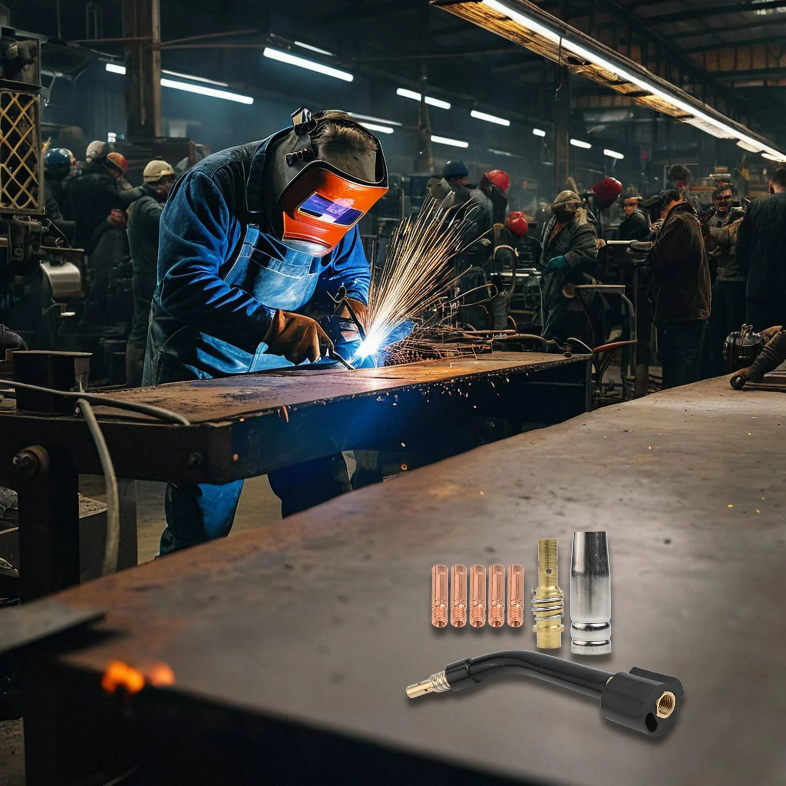Welding Solutions Eight Piece MB15 Swan Neck Kit Perfectly Designed to Fit Various Models Including the Reliable SB15
Welding Solutions Eight Piece MB15 Swan Neck Kit Perfectly Designed to Fit Various Models Including the Reliable SB15