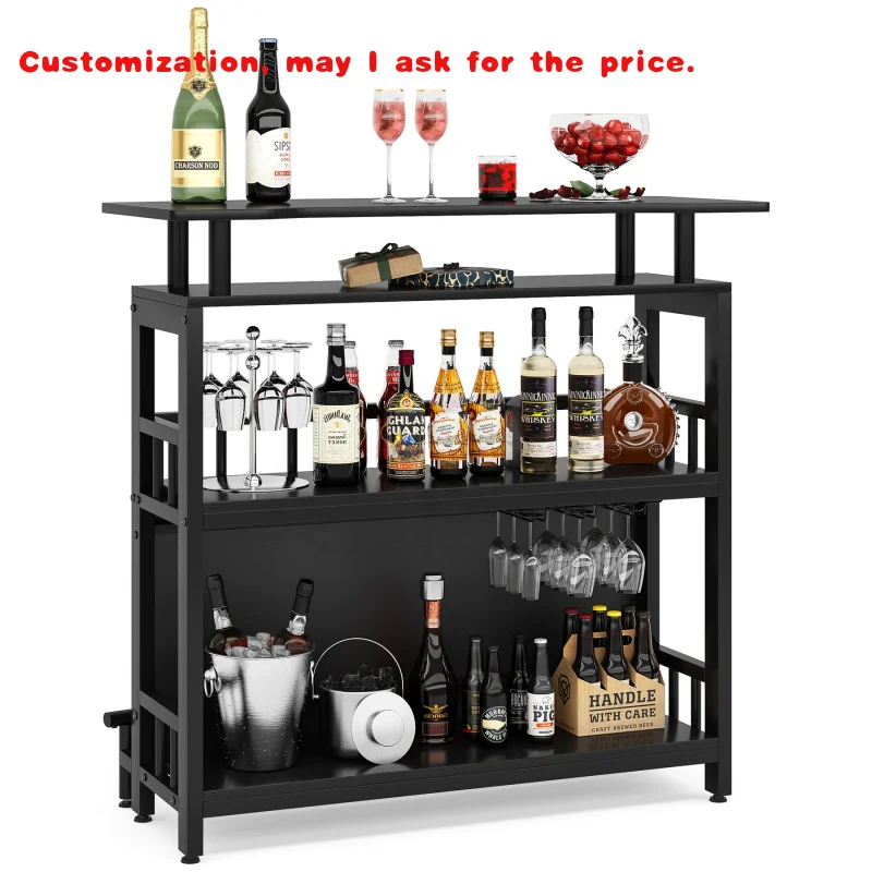Custom.Tribesigns Домашний барный блок 3-уровневый барный шкаф для спиртного бара Современный черный кофейный барный столик Вечеринка
Custom.Tribesigns Домашний барный блок 3-уровневый барный шкаф для спиртного бара Современный черный кофейный барный столик Вечеринка