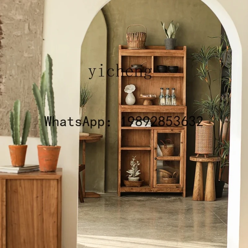 GZ Solid Wood Storage Cabinet Vintage Distressed Old Pine Wood Living Room Household Floor Storage Cabinet
GZ Solid Wood Storage Cabinet Vintage Distressed Old Pine Wood Living Room Household Floor Storage Cabinet
