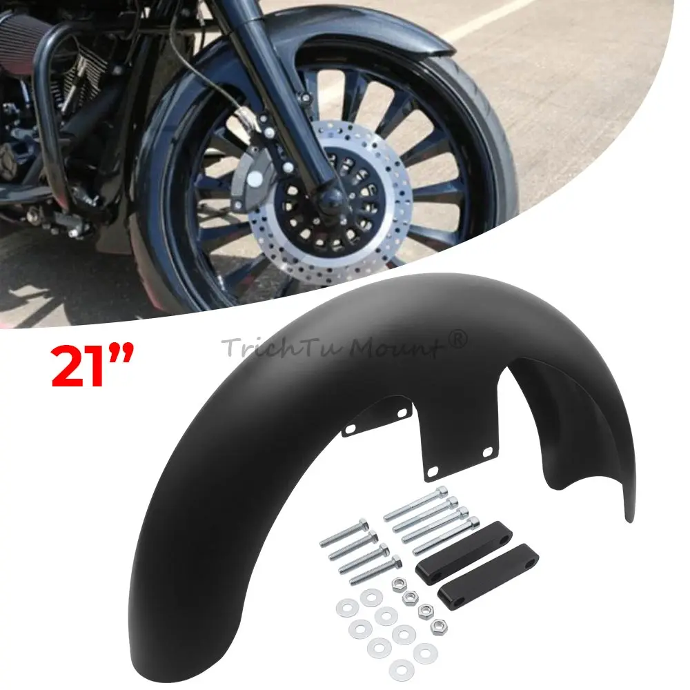 21'' Front Fender&Bolts Matte Black Heavy-Duty Steel Motorcycle For Touring Electra Glide Police EFI FLHTPI1997–2003 2005–2006
21'' Front Fender&Bolts Matte Black Heavy-Duty Steel Motorcycle For Touring Electra Glide Police EFI FLHTPI1997–2003 2005–2006