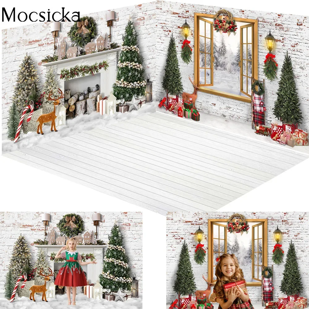 Christmas Home Photography Decoration Background Fireplace Window Xmas Tree Gift Elk Garland Retro White Wall Backdrop Photo
Christmas Home Photography Decoration Background Fireplace Window Xmas Tree Gift Elk Garland Retro White Wall Backdrop Photo