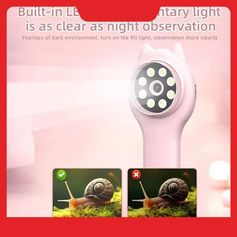 500X Digital Handheld Microscope Magnifier 2.0 Inch IPS Screen Microscope Camera 8 LED 1MP Electronic Magnifier 64G
500X Digital Handheld Microscope Magnifier 2.0 Inch IPS Screen Microscope Camera 8 LED 1MP Electronic Magnifier 64G