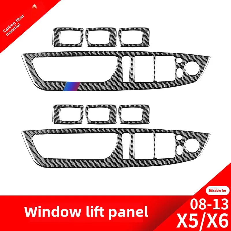 Suitable for BmwX5E70X6E71Carbon Fiber Car Window Glass Lift Control Switch Trim Armrest Accessories
Suitable for BmwX5E70X6E71Carbon Fiber Car Window Glass Lift Control Switch Trim Armrest Accessories