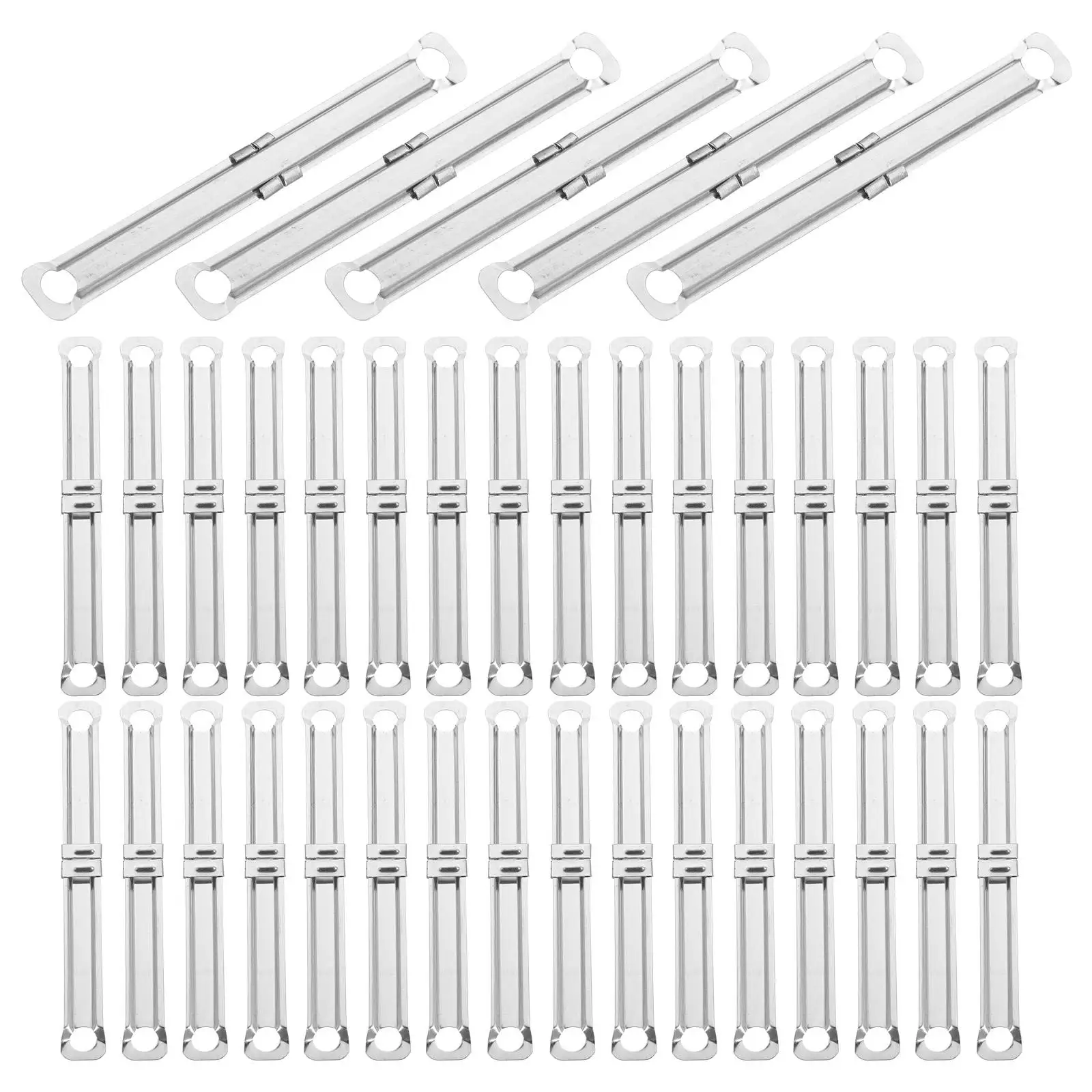 100pcs Metal Binding Clips Report Covers Sliding Bar Notebook Accessories Paper Fasteners Files Folder Storage
100pcs Metal Binding Clips Report Covers Sliding Bar Notebook Accessories Paper Fasteners Files Folder Storage