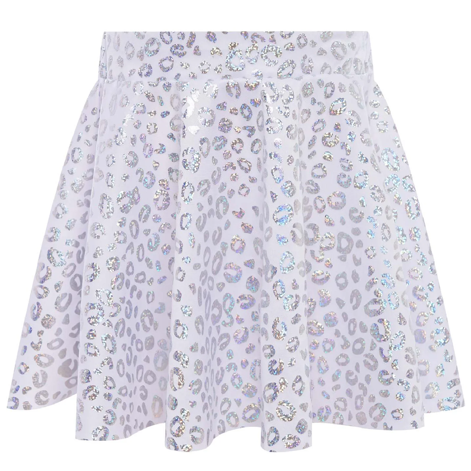 Kids Girls Skirt Jazz Cheerleading Dance Costume Elastic Waistband Metallic Leopard Print Ruffled Skirt Performance Streetwear
Kids Girls Skirt Jazz Cheerleading Dance Costume Elastic Waistband Metallic Leopard Print Ruffled Skirt Performance Streetwear
