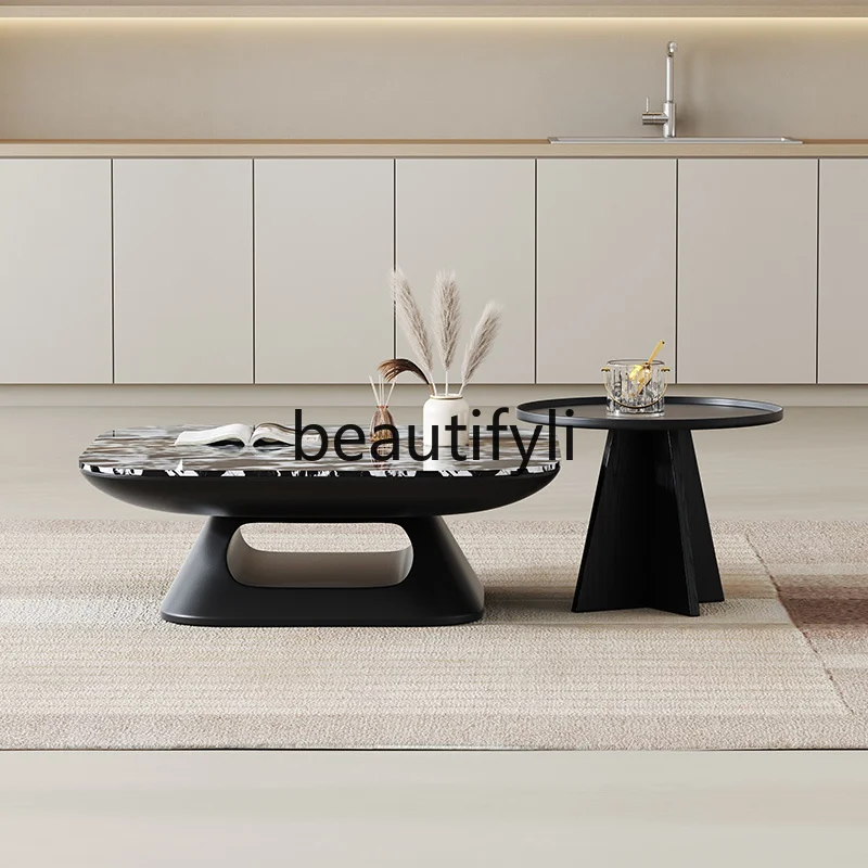 Super crystal stone coffee table light luxury modern simple small apartment living room household high and low combination
Super crystal stone coffee table light luxury modern simple small apartment living room household high and low combination