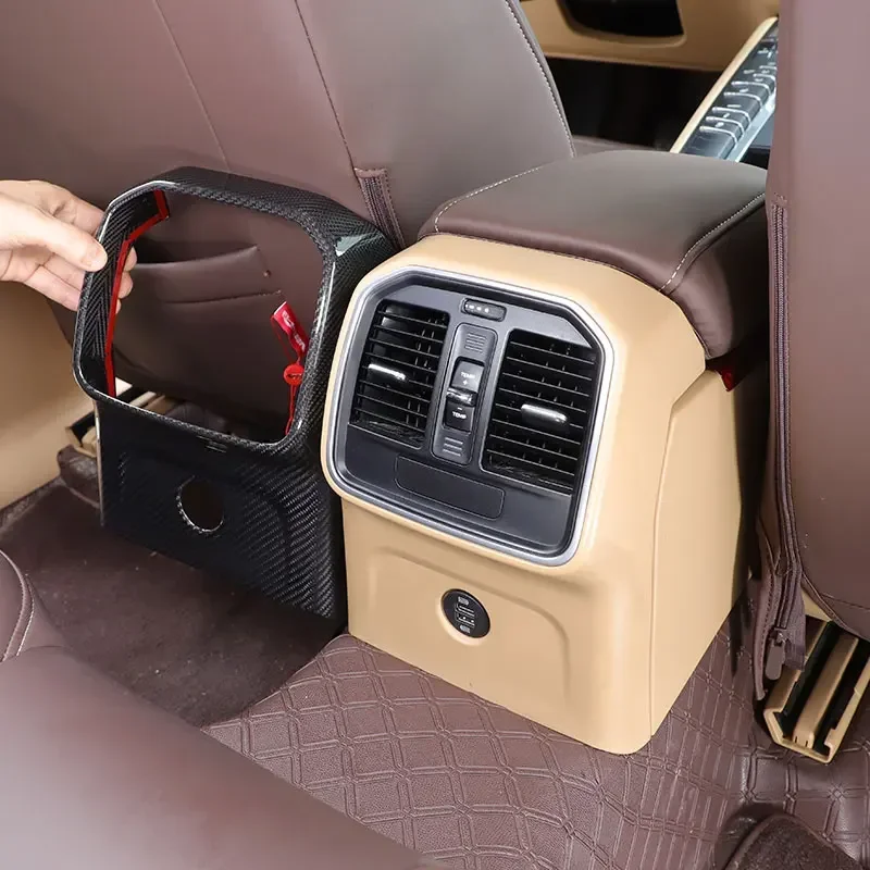 For Porsche Macan 2014-22 Real Carbon Fiber Car Rear Air Conditioner Air Outlet Panel Anti-kick Cover Trim Interior Accessories
For Porsche Macan 2014-22 Real Carbon Fiber Car Rear Air Conditioner Air Outlet Panel Anti-kick Cover Trim Interior Accessories