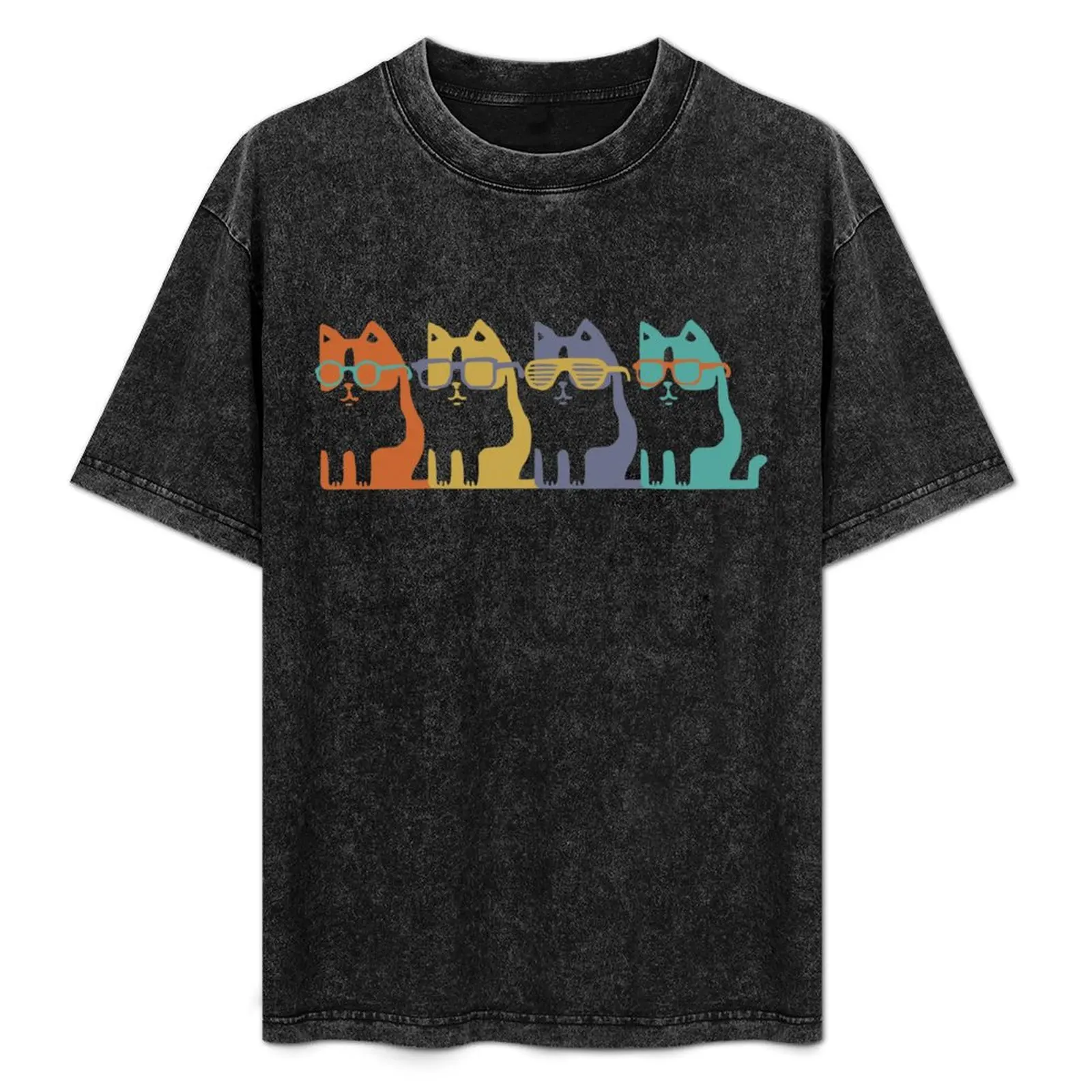 Cats In Glasses Row T-Shirt aesthetic clothes summer tops plain white t shirts men
Cats In Glasses Row T-Shirt aesthetic clothes summer tops plain white t shirts men