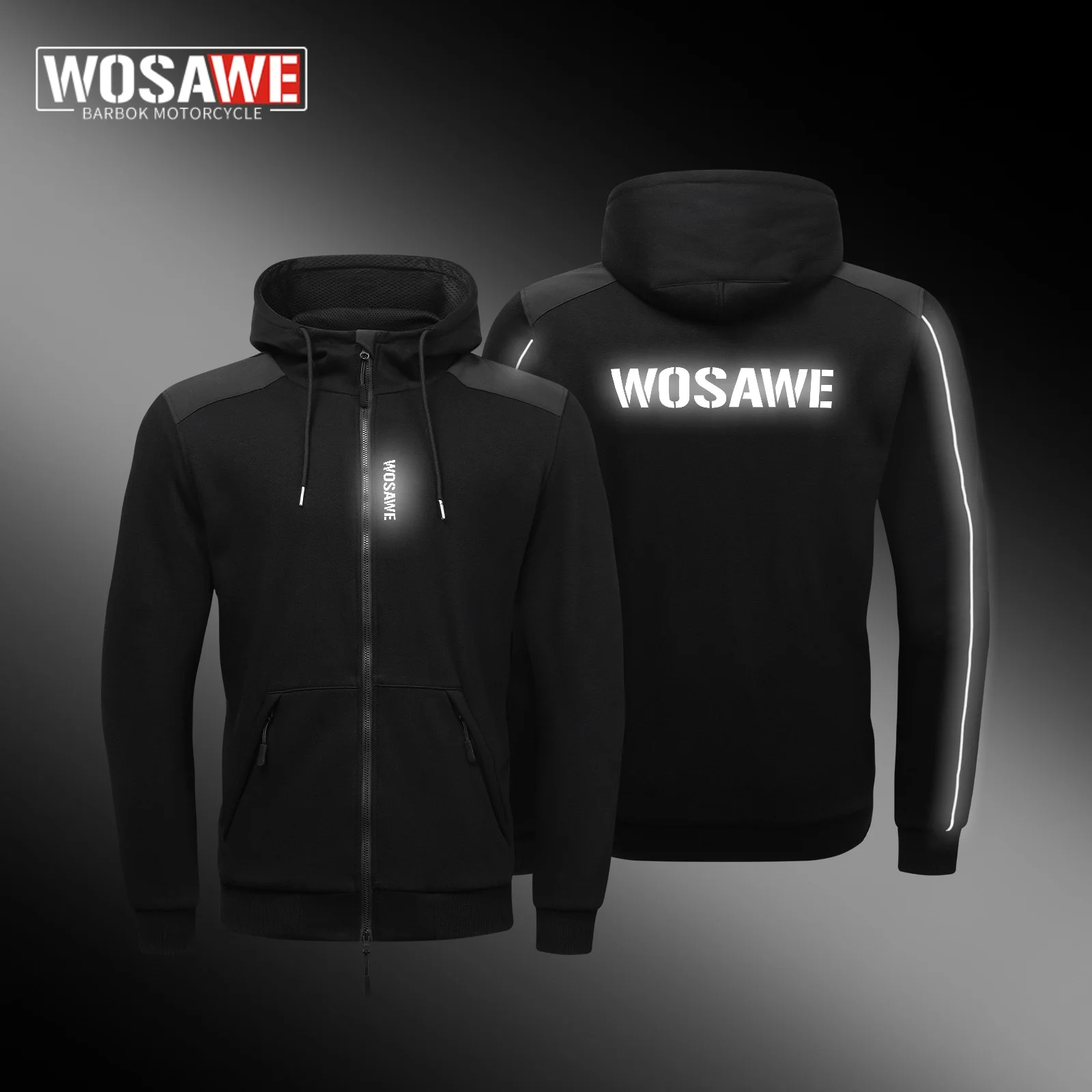WOSAWE Men's Autumn/Winter Jacket Motorcycle Warm Breathable Hooded Jacket Versatile Outdoor Fishing Hiking Hunting Coat
WOSAWE Men's Autumn/Winter Jacket Motorcycle Warm Breathable Hooded Jacket Versatile Outdoor Fishing Hiking Hunting Coat