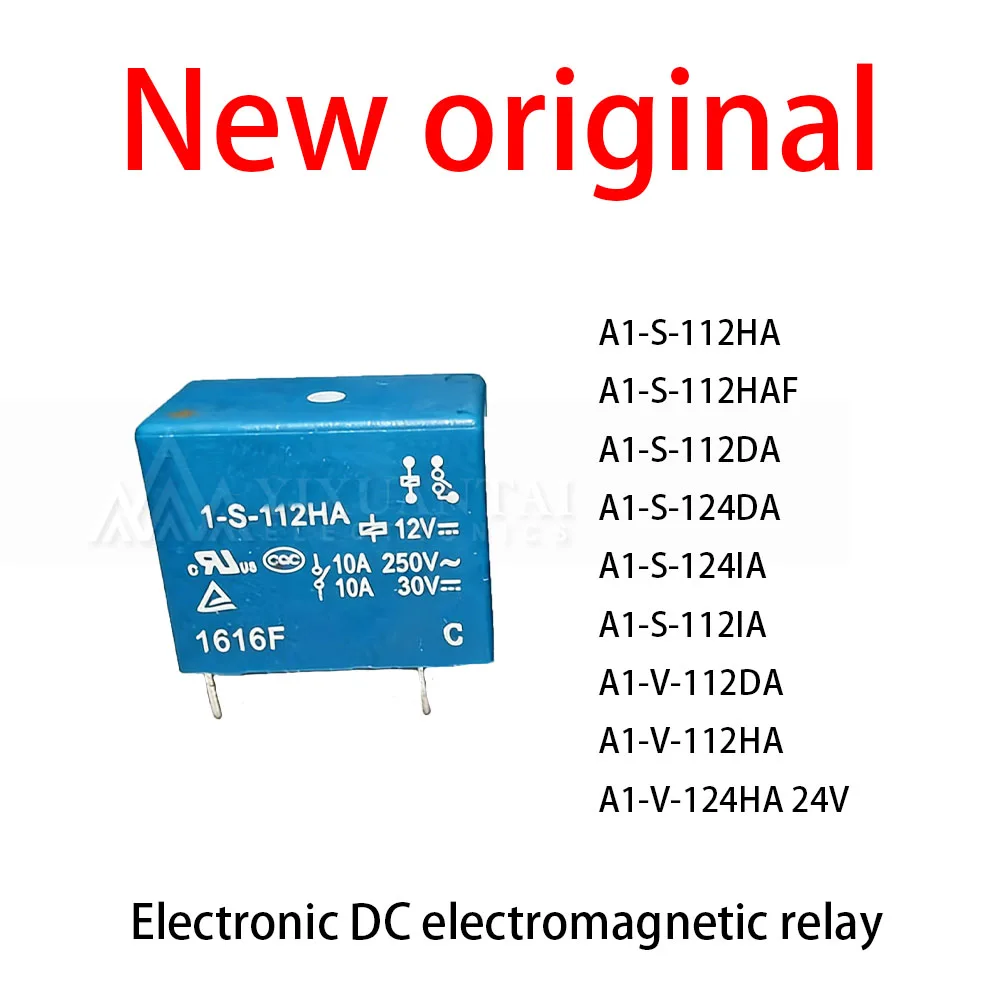 10Pcs/Lot New original A1-S-112HA A1-S-112HAF A1-S-112DA A1-S-124DA A1-S-124IA A1-S-112IA A1-V-112DA A1-V-112HA A1-V-124HA 24V
10Pcs/Lot New original A1-S-112HA A1-S-112HAF A1-S-112DA A1-S-124DA A1-S-124IA A1-S-112IA A1-V-112DA A1-V-112HA A1-V-124HA 24V