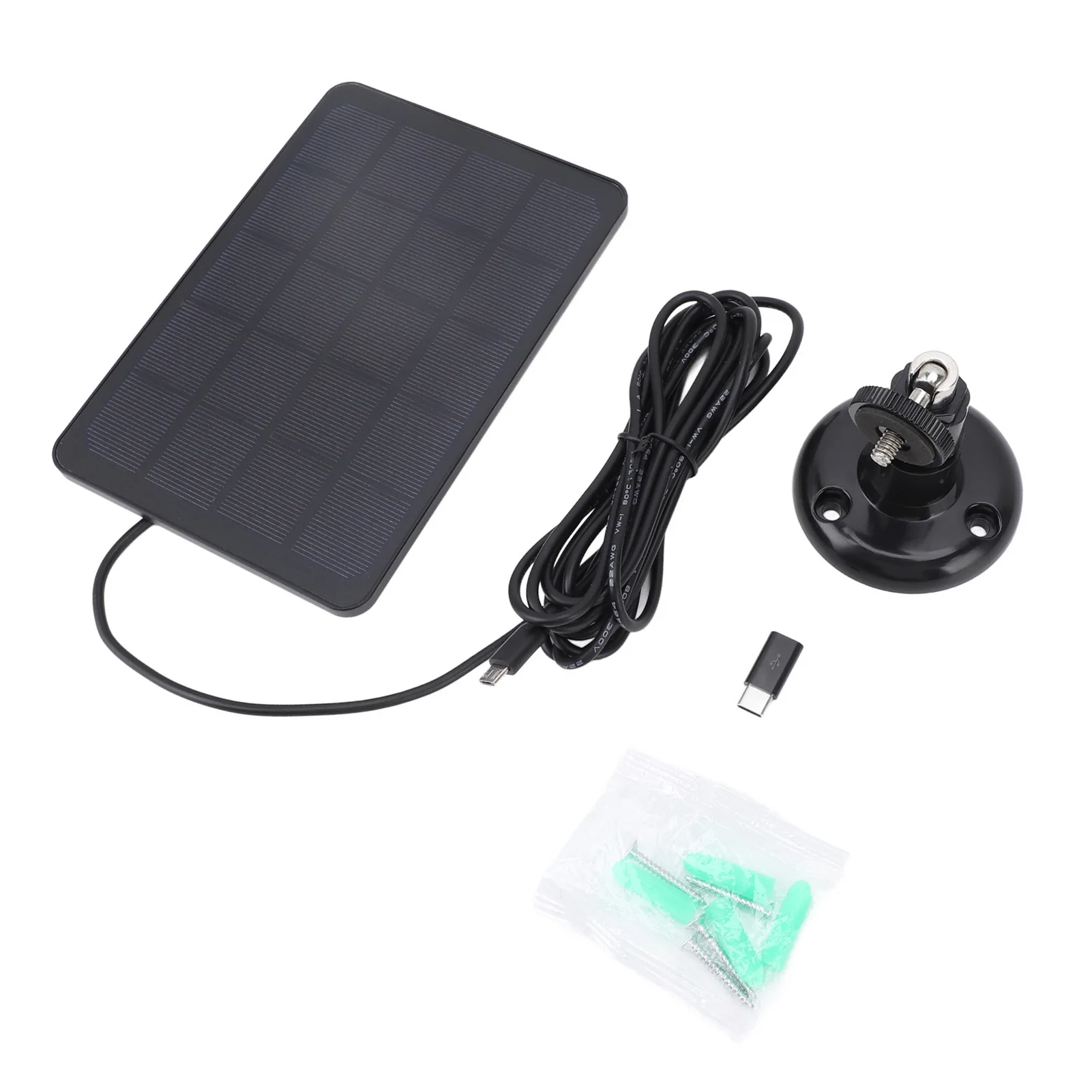 Камера безопасности, солнечная панель, уличное 4 Вт, 5 В, USB Type C, IP65, водонепроницаемое зарядное устройство для Eufy
Камера безопасности, солнечная панель, уличное 4 Вт, 5 В, USB Type C, IP65, водонепроницаемое зарядное устройство для Eufy