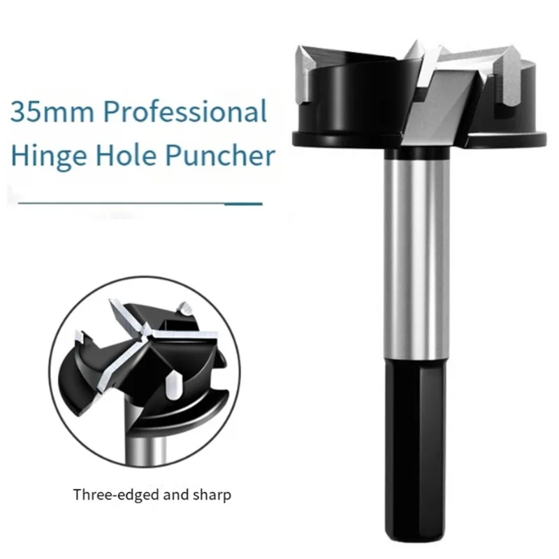 LLCS-Wood Drill Bit 35Mm Three-Blade Positioning Hole Puncher Durable Carbide Steel Perfect For Soft And Hard Wood
LLCS-Wood Drill Bit 35Mm Three-Blade Positioning Hole Puncher Durable Carbide Steel Perfect For Soft And Hard Wood