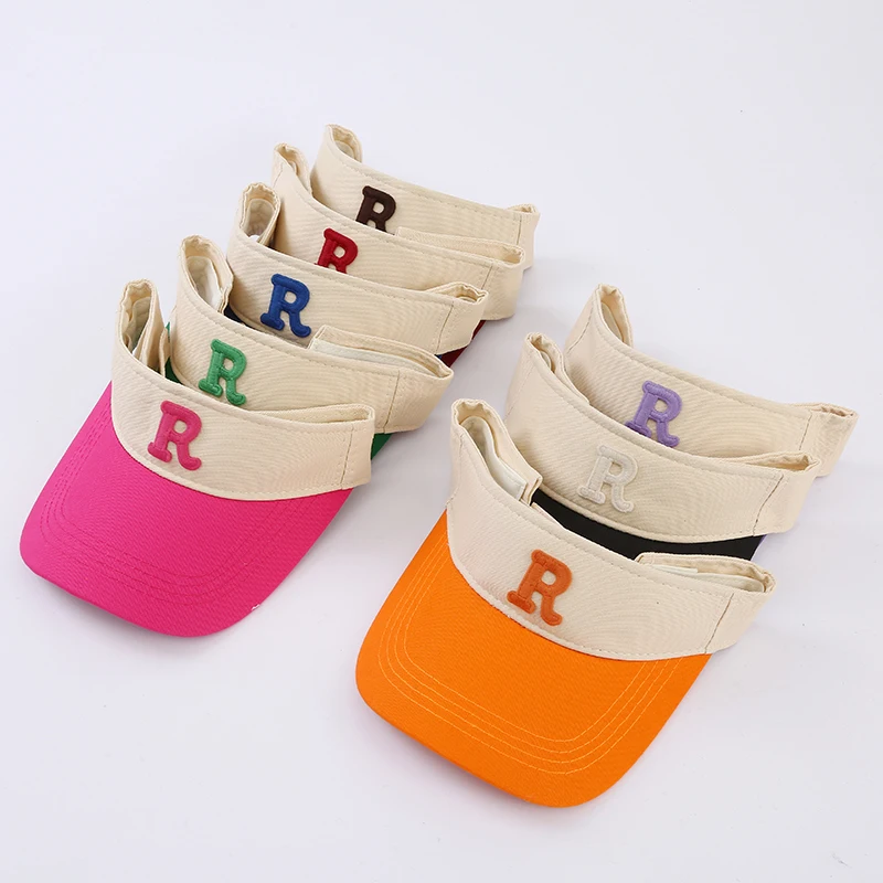 Spring Summer Sun Visor Hats Women's Outdoor UV Protection Girls Empty Top R Visors Korean Style Fashion
Spring Summer Sun Visor Hats Women's Outdoor UV Protection Girls Empty Top R Visors Korean Style Fashion
