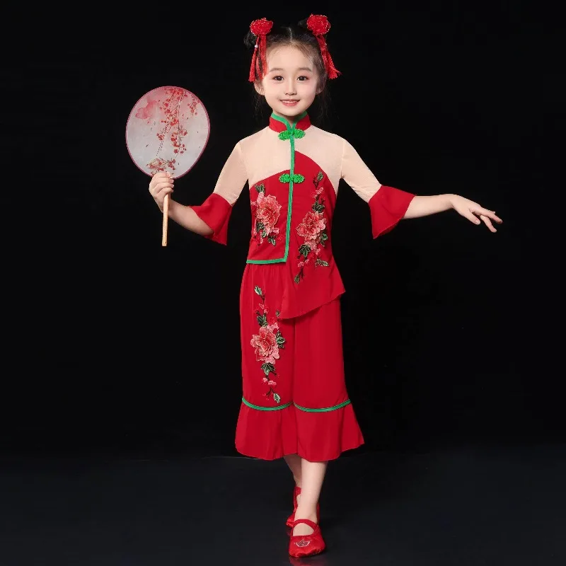 61 new children's yangko clothing women's good start performance ethnic drumming summer performance
61 new children's yangko clothing women's good start performance ethnic drumming summer performance
