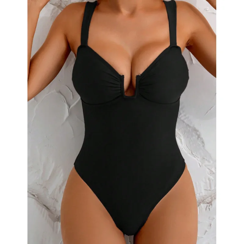 2026 простой купальник со рюшами, женский цельный однотонный купальник, женская пляжная одежда, купальный костюм, летний боди для купания
2026 простой купальник со рюшами, женский цельный однотонный купальник, женская пляжная одежда, купальный костюм, летний боди для купания
