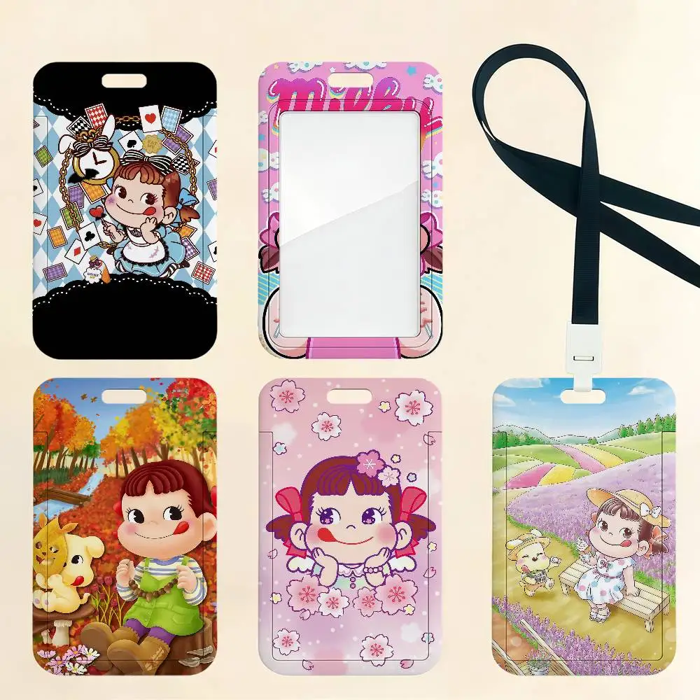 Cute P-PekoS C-Chan Girl Anime Cartoon Card Holder Cardcase Bank Credit Student ID Subway Work Permit Badge Holder Door Card
Cute P-PekoS C-Chan Girl Anime Cartoon Card Holder Cardcase Bank Credit Student ID Subway Work Permit Badge Holder Door Card