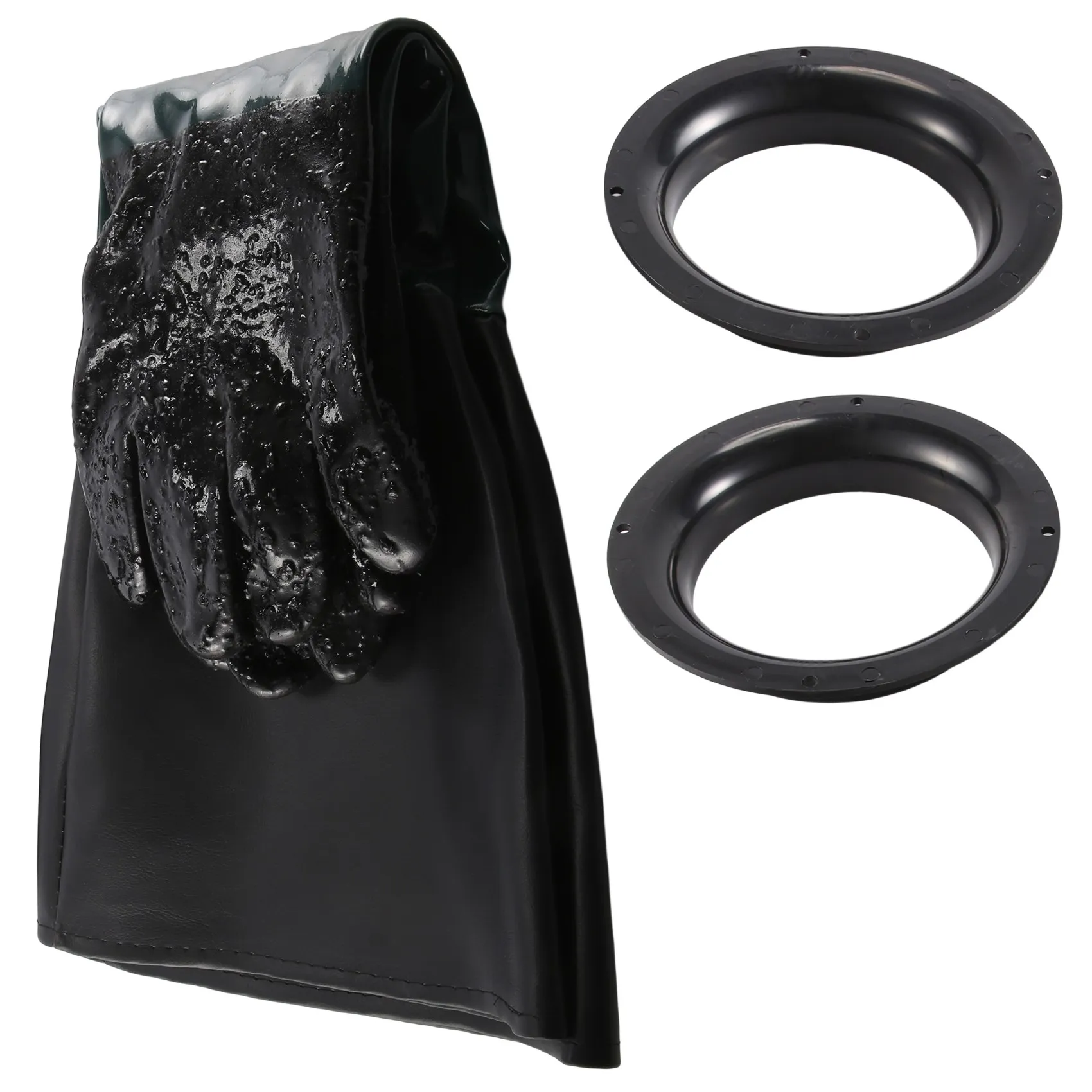 A21R-1Pair Durable Rubber Sandblasting Gloves 60Cm Heavy Duty Working Protective Sandblaster Gloves For Sandblast Machine Cabine
A21R-1Pair Durable Rubber Sandblasting Gloves 60Cm Heavy Duty Working Protective Sandblaster Gloves For Sandblast Machine Cabine