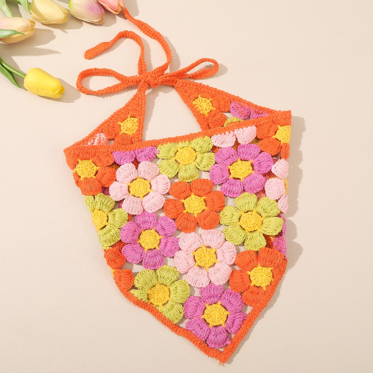 Flower Crochet Headbands Hair Scarf Ladies Sweet Hair Accessories Summer Travel Holiday Turban Bandana Headwear Beach Styling
Flower Crochet Headbands Hair Scarf Ladies Sweet Hair Accessories Summer Travel Holiday Turban Bandana Headwear Beach Styling
