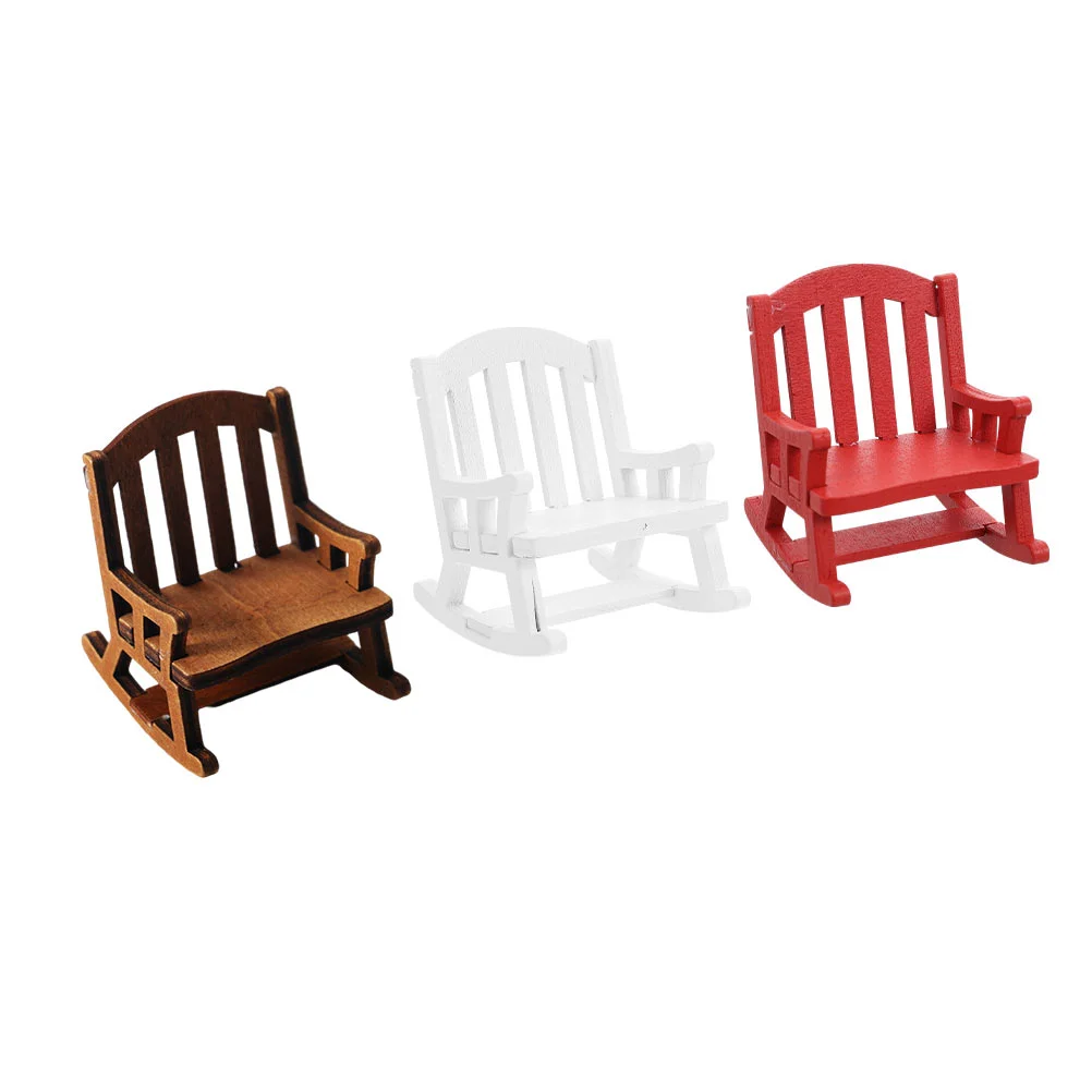 3 Pcs Dollhouse Chair Micro Landscape Models Miniature Outdoor Tools Decor Chairs
3 Pcs Dollhouse Chair Micro Landscape Models Miniature Outdoor Tools Decor Chairs