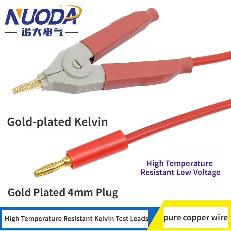 0.5/1/1.5/2/3/5M Pure Copper Gold Plated Kelvin Test Leads 4mm Banana Plug Test Leads Low Resistance
0.5/1/1.5/2/3/5M Pure Copper Gold Plated Kelvin Test Leads 4mm Banana Plug Test Leads Low Resistance