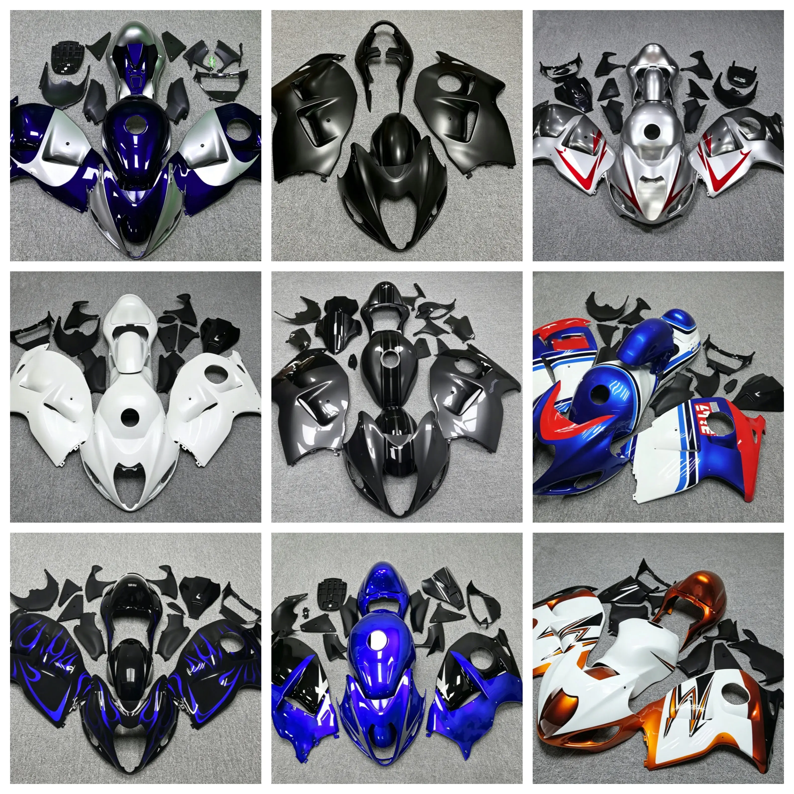 For Suzuki GSX1300R Hayabusa 1999 00 01 02 03 2004 Motorcycle refashion cowling housing accessories can be customized
For Suzuki GSX1300R Hayabusa 1999 00 01 02 03 2004 Motorcycle refashion cowling housing accessories can be customized