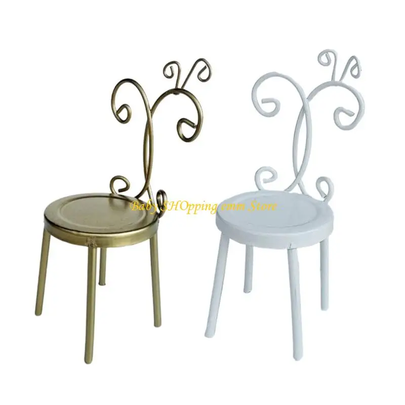 23GD реалистичное железное кресло со спинкой для детального украшения кукольного домика и коллекционная миниатюрная композиция
23GD реалистичное железное кресло со спинкой для детального украшения кукольного домика и коллекционная миниатюрная композиция