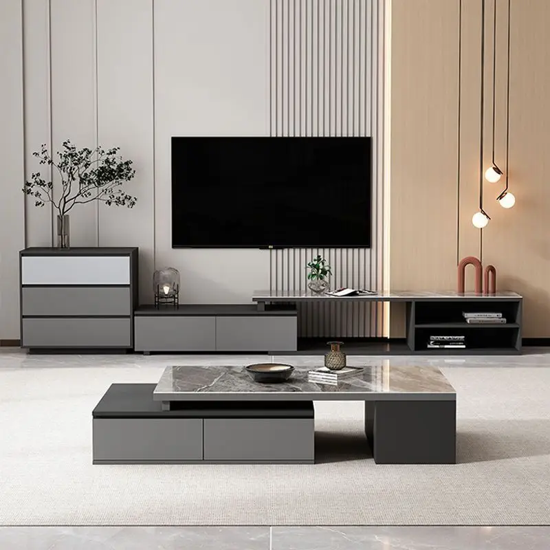 Household living room TV cabinet combination small apartment simple modern retractable table cabinet
Household living room TV cabinet combination small apartment simple modern retractable table cabinet