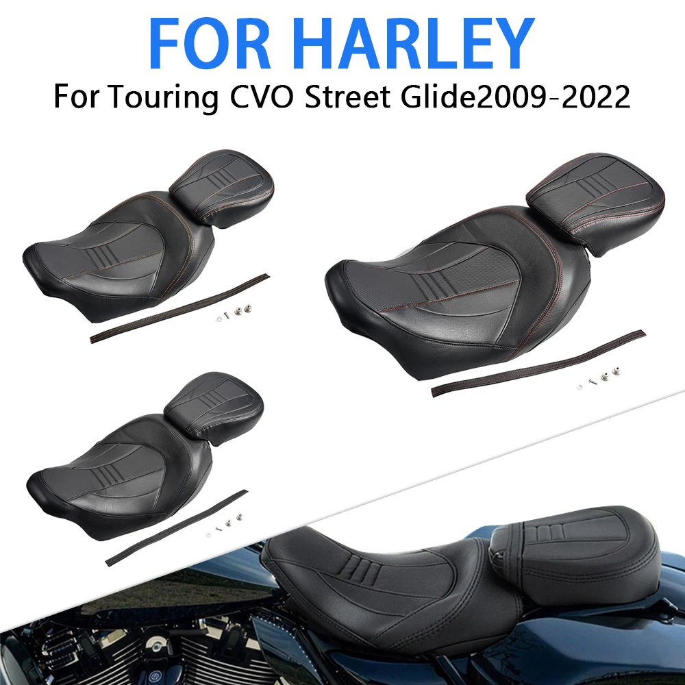 Motorcycle Two-Up Rider Passenger Seat Cushion Fit For Harley Touring Road King Street Glide Electra Glide 2009 - 2023 2024
Motorcycle Two-Up Rider Passenger Seat Cushion Fit For Harley Touring Road King Street Glide Electra Glide 2009 - 2023 2024