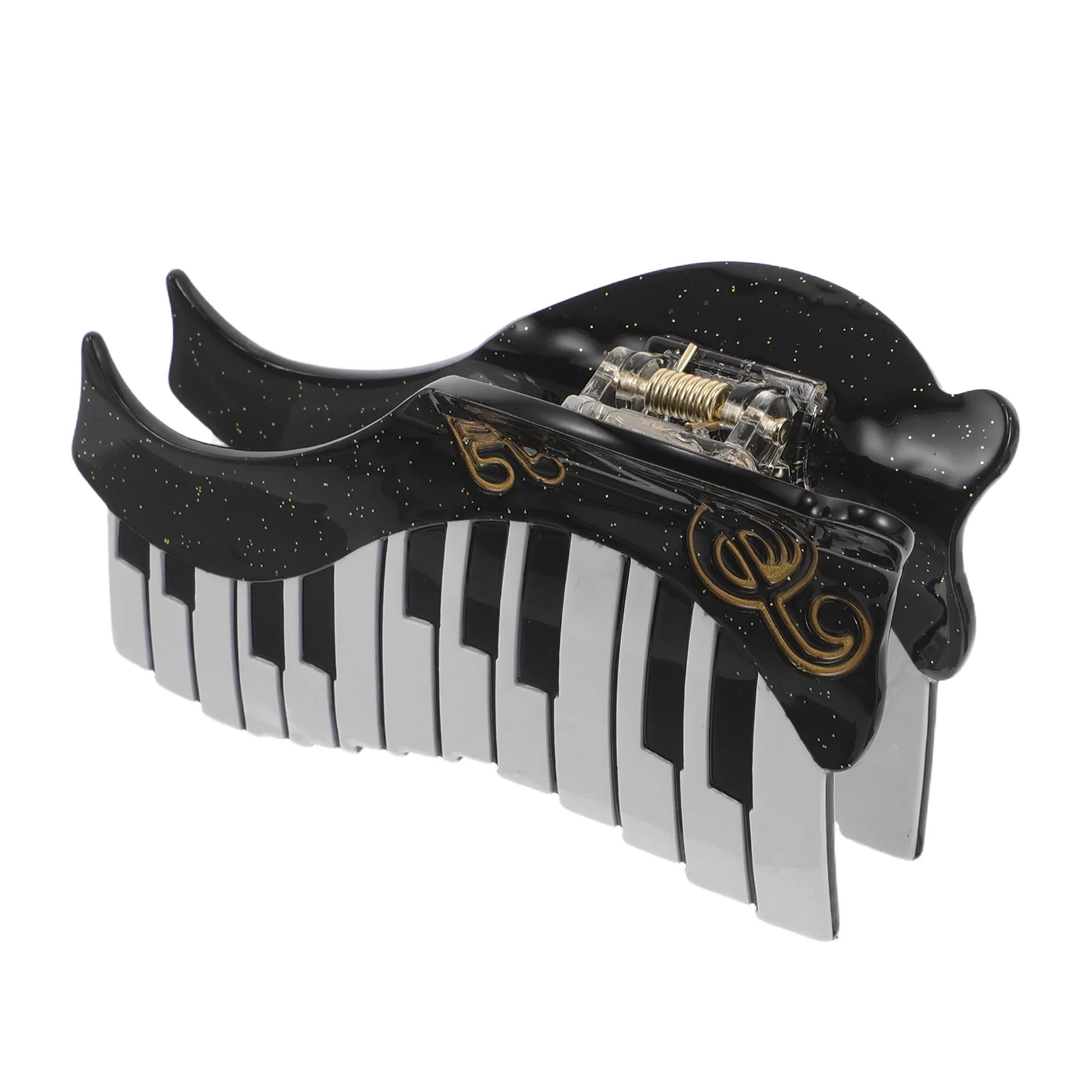 Piano Hair Claw Clip Lightweight Acetic Acid Music Note Wave Design Non Slip Jaw Clip for Thick Curly Hair Concert Music
Piano Hair Claw Clip Lightweight Acetic Acid Music Note Wave Design Non Slip Jaw Clip for Thick Curly Hair Concert Music