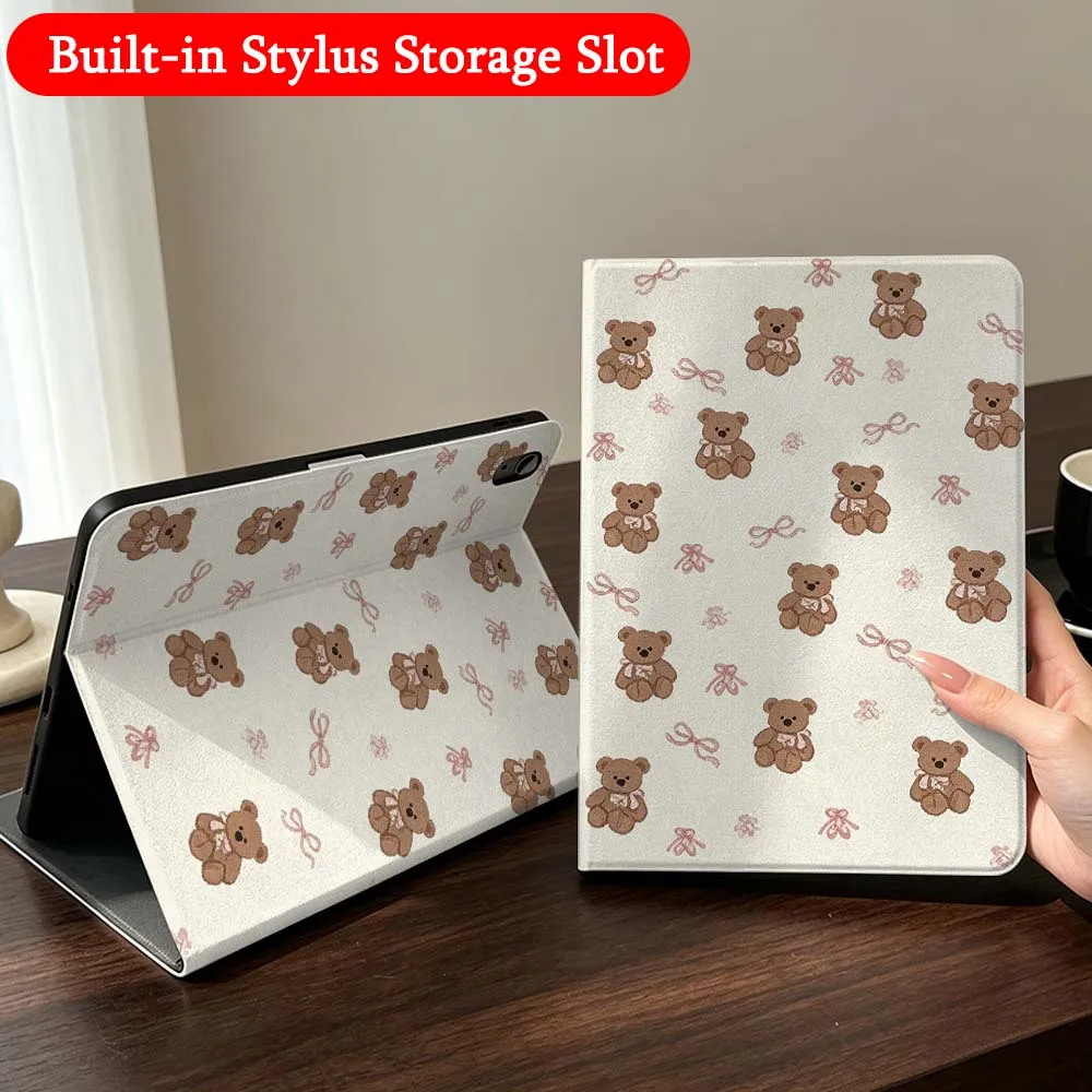 Cartoon Bear Art Case For iPad Mini Pro Air 5 6 7 8 9 11 9.7 7.9 10.9 13 12.9 inch Folding Automatic Sleep/Make Tablet
Cartoon Bear Art Case For iPad Mini Pro Air 5 6 7 8 9 11 9.7 7.9 10.9 13 12.9 inch Folding Automatic Sleep/Make Tablet