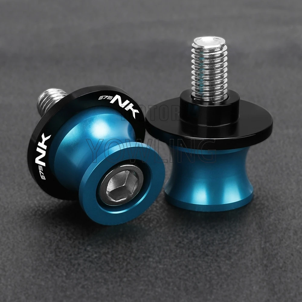 Swingarm Spools Sliders Stand Screws 10MM Swing Arm Bolts Parts Accessories FOR CFMOTO CF MOTO 675NK 675 NK 675 NK675 2025 2026 
Swingarm Spools Sliders Stand Screws 10MM Swing Arm Bolts Parts Accessories FOR CFMOTO CF MOTO 675NK 675 NK 675 NK675 2025 2026