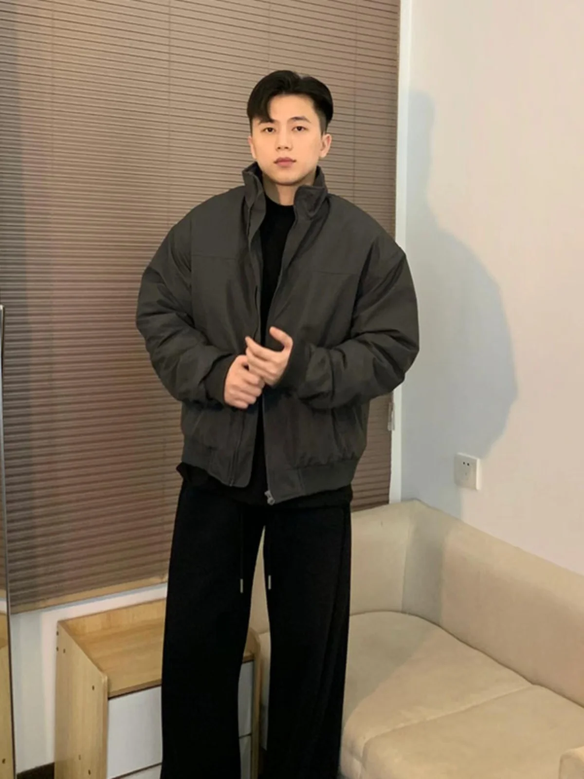Military een ort Jaet Cotton Men's Winter American Sle Baseball Collar Warm Coat Thiened Long Sve Zipper Closure
Military een ort Jaet Cotton Men's Winter American Sle Baseball Collar Warm Coat Thiened Long Sve Zipper Closure