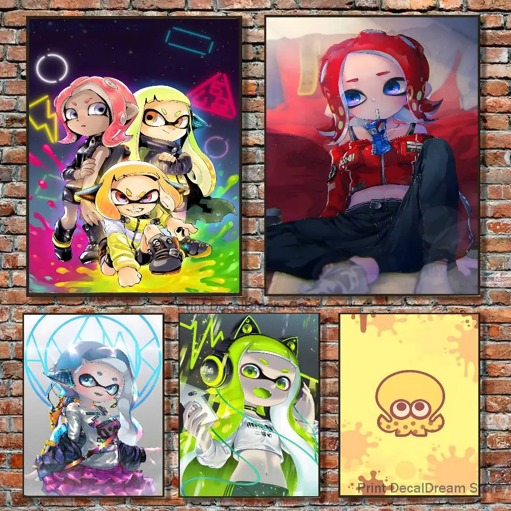 Game S-Splatoon Poster HD Art Sticky Wall Waterproof Home Living Room Bar Decoration
Game S-Splatoon Poster HD Art Sticky Wall Waterproof Home Living Room Bar Decoration