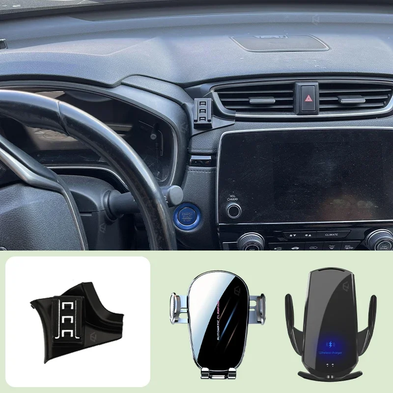 Car Mobile Phone Holder For Honda CRV 2017-2021 Car Special Bracket Base Mobile Support Wireless Charging Bracket Accessories
Car Mobile Phone Holder For Honda CRV 2017-2021 Car Special Bracket Base Mobile Support Wireless Charging Bracket Accessories