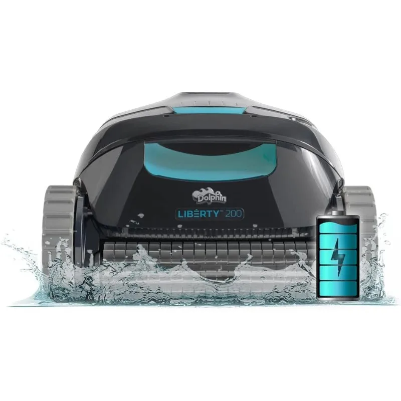 Dolphin Liberty 200 Cordless Robotic Pool Vacuum Cleaner — Simple Inductive Charging Wall Climbing Capabilities Ideal for Above
Dolphin Liberty 200 Cordless Robotic Pool Vacuum Cleaner — Simple Inductive Charging Wall Climbing Capabilities Ideal for Above