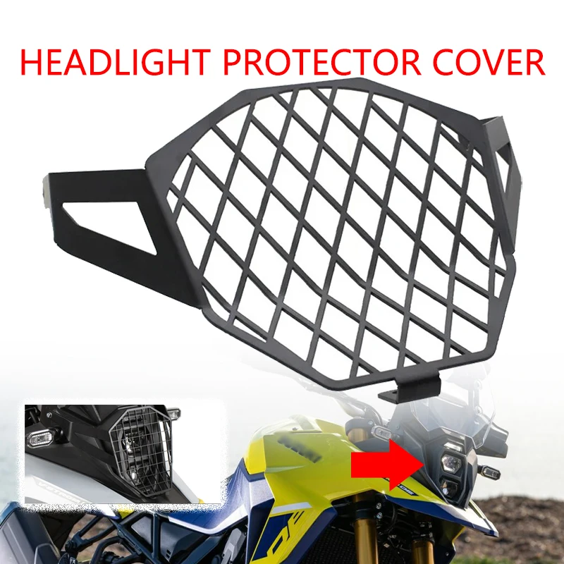 For SUZUKI Vstrom 800 DE 2023 2024 V-STROM 800DE Headlight Protective Cover Headlight Grille Guard Cover Motorcycle Accessories
For SUZUKI Vstrom 800 DE 2023 2024 V-STROM 800DE Headlight Protective Cover Headlight Grille Guard Cover Motorcycle Accessories