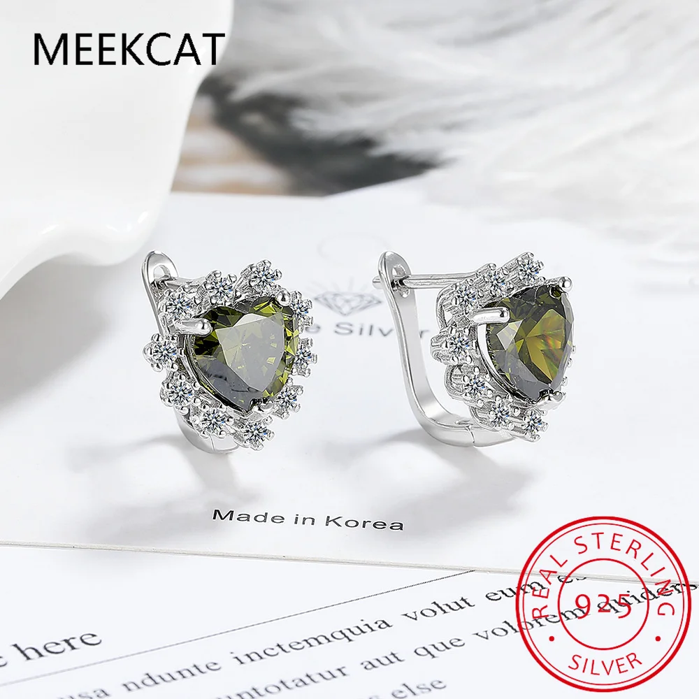 Genuine Natural Green Peridot 925 Sterling Silver Heart Hoop Earrings Huggies for Women Gemstone Fine Jewelry Birthday Gift
Genuine Natural Green Peridot 925 Sterling Silver Heart Hoop Earrings Huggies for Women Gemstone Fine Jewelry Birthday Gift