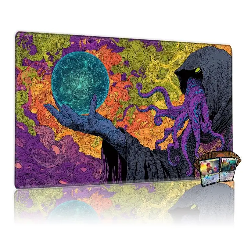 TCG Gaming Mat, Non-Slip & Machine Washable Magic MTG Card Game Pad, 14x24 Inch Colorful Wizard Octopus Pattern Table Mat
TCG Gaming Mat, Non-Slip & Machine Washable Magic MTG Card Game Pad, 14x24 Inch Colorful Wizard Octopus Pattern Table Mat