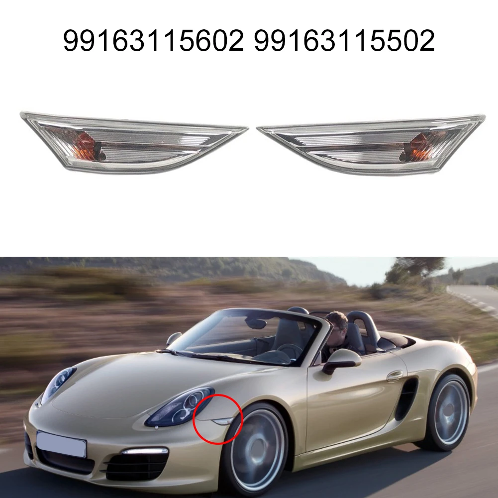 White LED Front Side Turn Signal Light Marker Lights Clear For 991 981 718 For Carrera For Cayman Car Accessories
White LED Front Side Turn Signal Light Marker Lights Clear For 991 981 718 For Carrera For Cayman Car Accessories