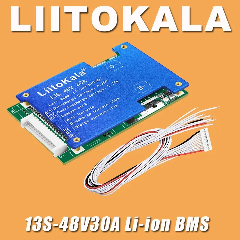 1-10 шт. LiitoKala 13S-48V30A-BMS 18650 литий-ионный литиевый пакет BMS печатная плата PCM баланс интегральные схемы плата для Arduino
1-10 шт. LiitoKala 13S-48V30A-BMS 18650 литий-ионный литиевый пакет BMS печатная плата PCM баланс интегральные схемы плата для Arduino