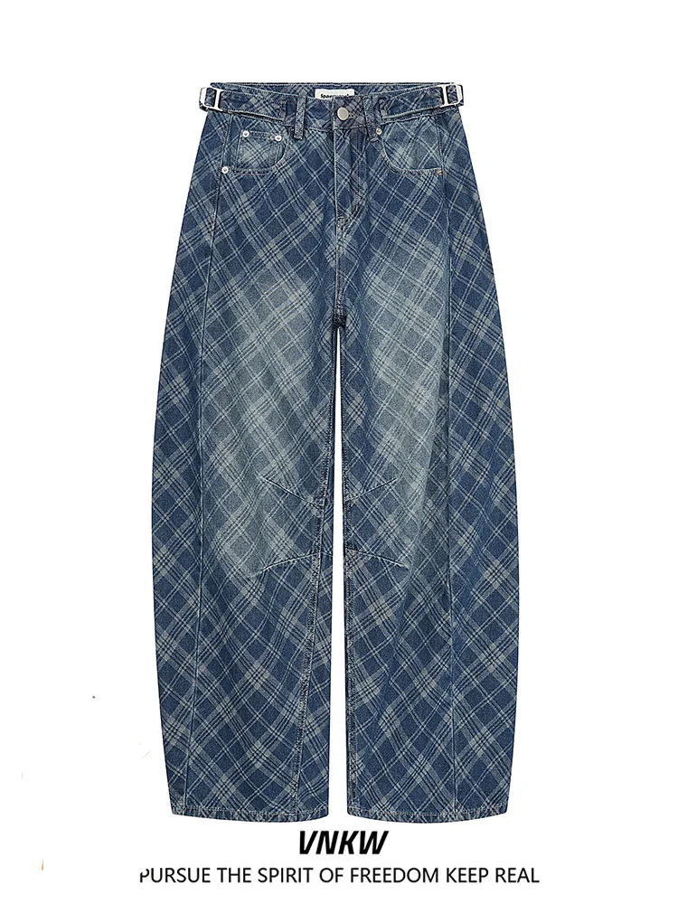 American Sle Loose Wide Leg Jeans Men Women Casual Straight Cut Pants Deconstructed Design Detailing Zipper mid Waist
American Sle Loose Wide Leg Jeans Men Women Casual Straight Cut Pants Deconstructed Design Detailing Zipper mid Waist