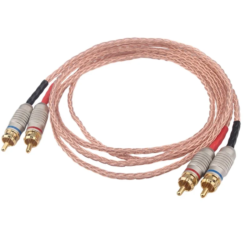 Пара кабелей RCA OCC посеребренный 8-жильный усилитель CD Plyaer HiFi аудио сигнальная линия
Пара кабелей RCA OCC посеребренный 8-жильный усилитель CD Plyaer HiFi аудио сигнальная линия