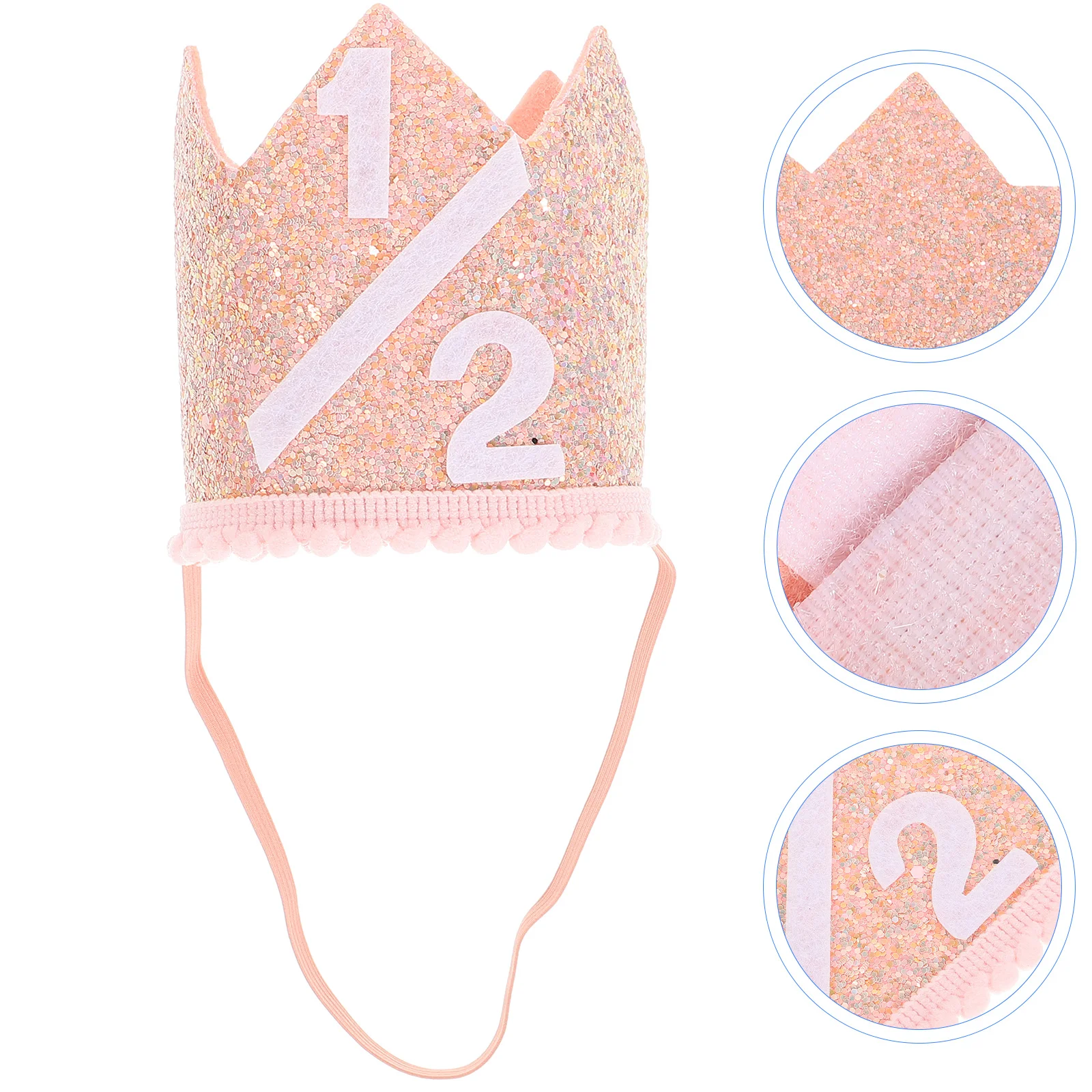 1PCS Crown Hat Kids Rose Gold Birthday Decor Adorable Birthday Hats Half Year Photo Props Stylish Universal Design Baby Hat
1PCS Crown Hat Kids Rose Gold Birthday Decor Adorable Birthday Hats Half Year Photo Props Stylish Universal Design Baby Hat