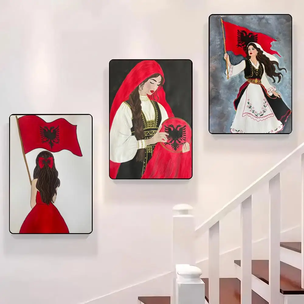 A-Albania Flag Art Poster Sticky Wall Waterproof Home Living Room Bedroom Bar Aesthetic Decoration Perfect Gift
A-Albania Flag Art Poster Sticky Wall Waterproof Home Living Room Bedroom Bar Aesthetic Decoration Perfect Gift