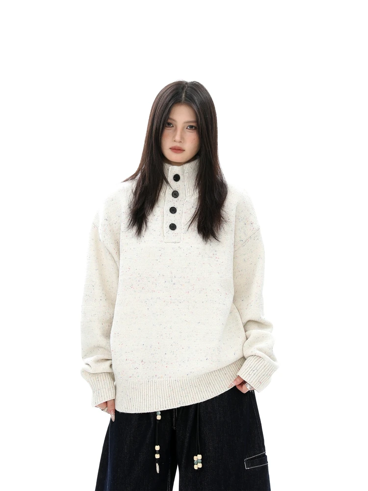 Вязаный свитер с высоким воротником в американском стиле ретро, повседневный свободный мужской свитер на осень-зиму, свободный крой, удобный вязаный...
Вязаный свитер с высоким воротником в американском стиле ретро, повседневный свободный мужской свитер на осень-зиму, свободный крой, удобный вязаный...